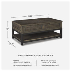 Signature Design by Ashley Johurst Coffee Table with Lift Top