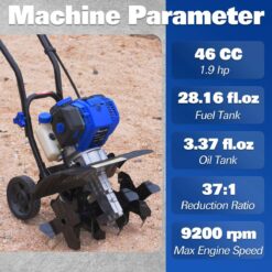 BILT HARD 46 -cc 4-cycle 16-in Front -Tine Forward-rotating Gas Tiller