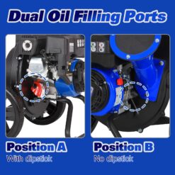 BILT HARD Manual 7.5 -HP Gas Wood Chipper 3-in Maximum Branch Diameter