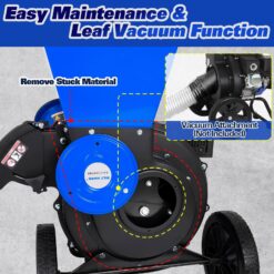BILT HARD Manual 7.5 -HP Gas Wood Chipper 3-in Maximum Branch Diameter