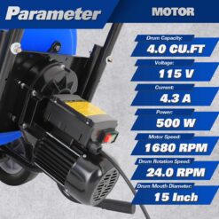 BILT HARD 4-cu. ft. 0.5-HP Concrete Mixers