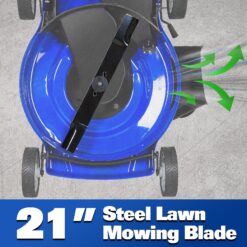 BILT HARD 21-Inch Push Lawn Mower 201cc 4-Cycle Engine 3-in-1 Bagging