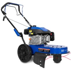 BILT HARD Foldable Self-Propelled 170cc 22-in Cutting Curved Shaft Cordless Gas String Trimmer
