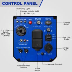 BILT HARD 2500 -Watt Single Fuel (Gasoline) Inverter Generator