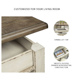 Signature Design by Ashley Realyn Coffee Table with Lift Top