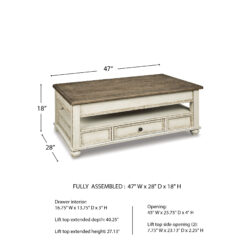Signature Design by Ashley Realyn Coffee Table with Lift Top