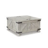 Signature Design by Ashley Carynhurst Whitewash Farmhouse Lift-Top Storage Coffee Table
