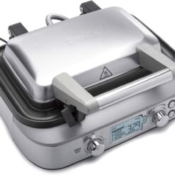 Breville the Smart Waffle Pro 2 Slice Waffle Maker, BWM620XL, Brushed Stainless Steel