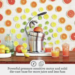 Breville 800CPXL Citrus Press Pro Juicer Machine, Brushed Stainless Steel