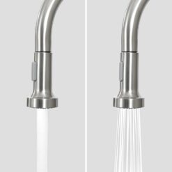 Presenza 24.1-in x 21.3-in 1 -Basin Brushed Steel Drop-in Utility tub with Faucet