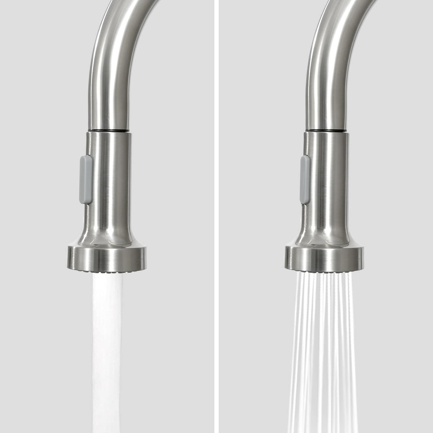 Presenza 24.1-in x 21.3-in 1 -Basin Brushed Steel Drop-in Utility tub with Faucet