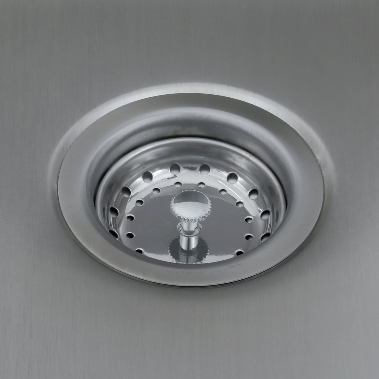 Presenza 24.1-in x 21.3-in 1 -Basin Brushed Steel Drop-in Utility tub with Faucet