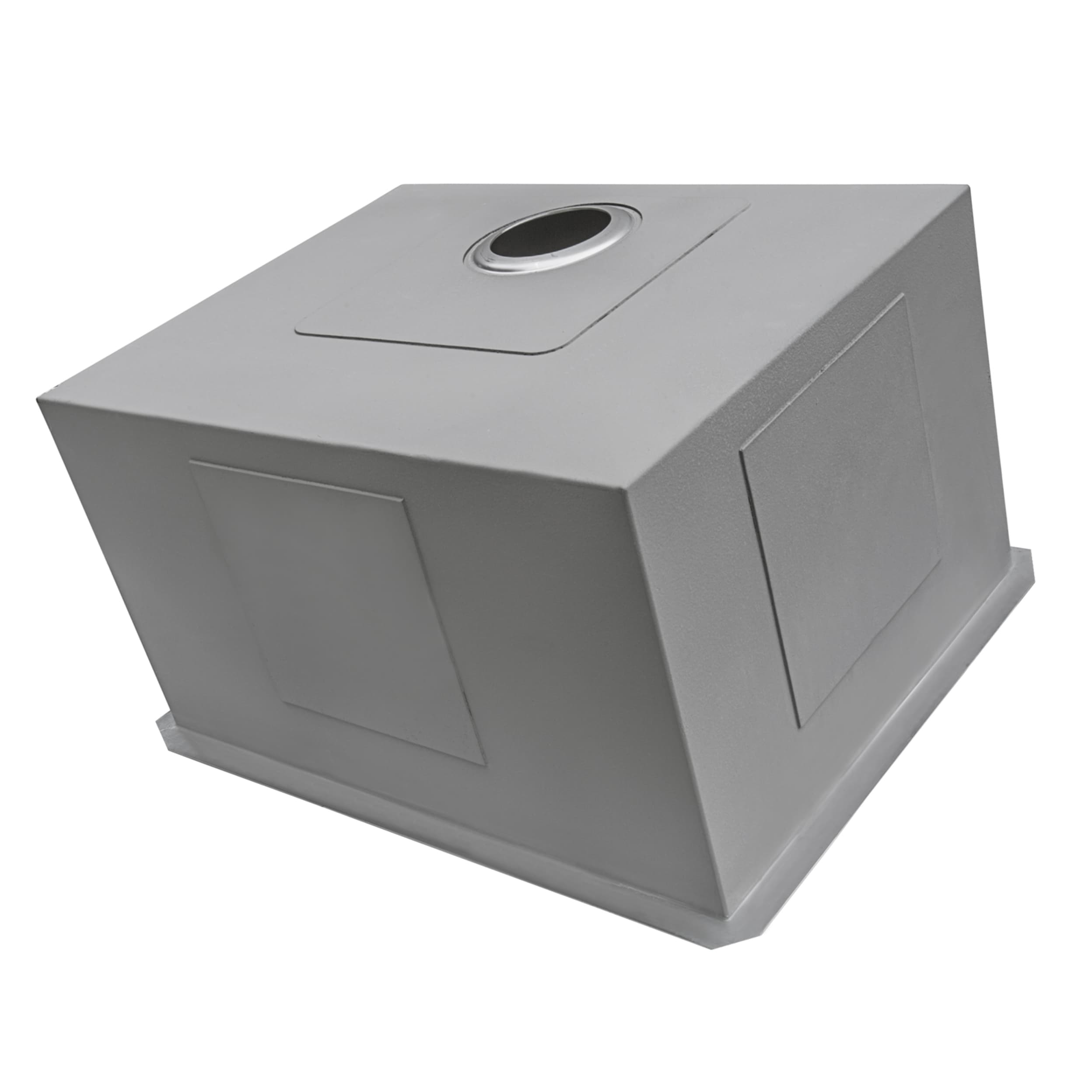 Ruvati 23-in x 18-in 1 -Basin Brushed Stainless Steel Undermount Laundry sink with Drain