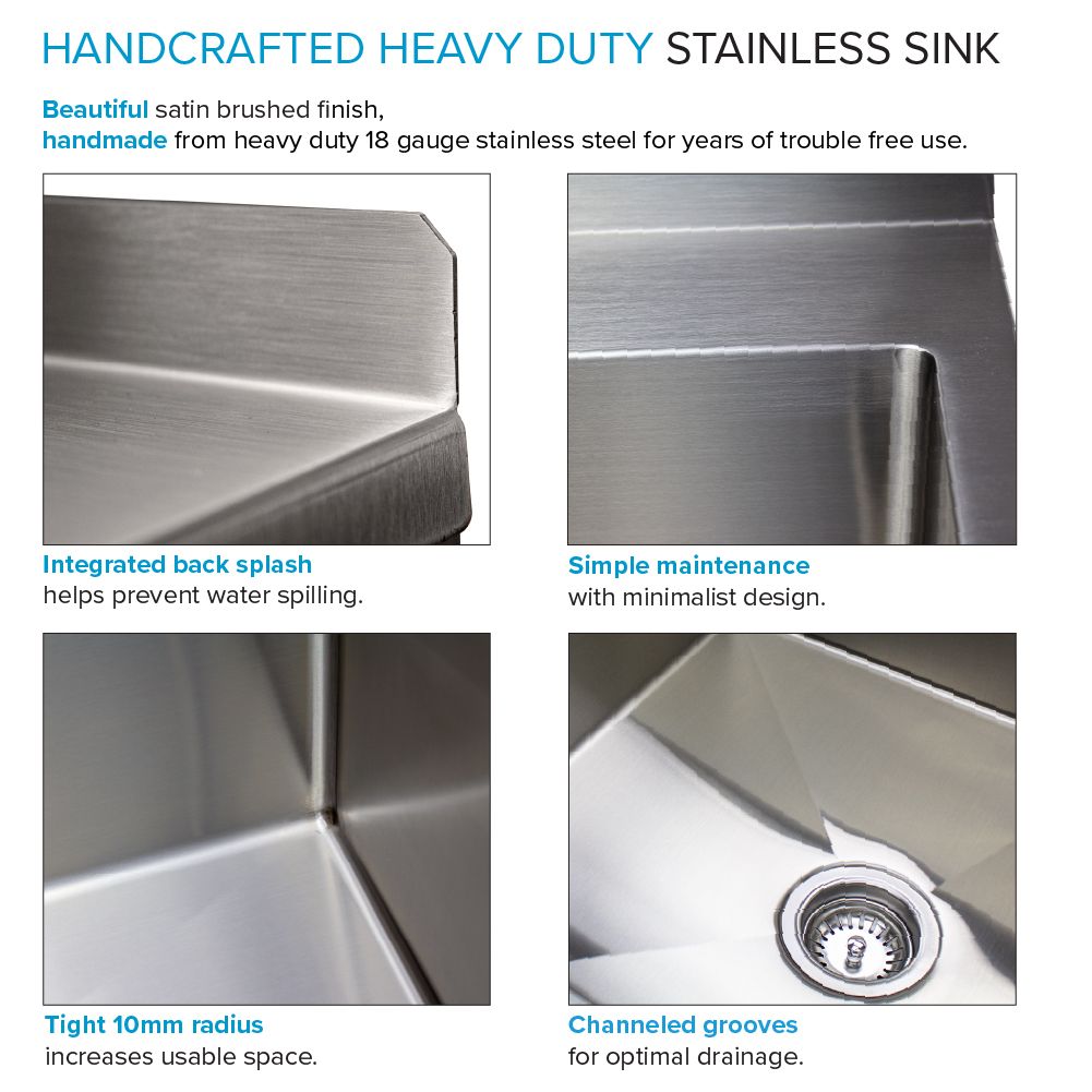 Transolid 22.1-in x 28-in 1 -Basin Matte Black Freestanding Laundry sink with Faucet