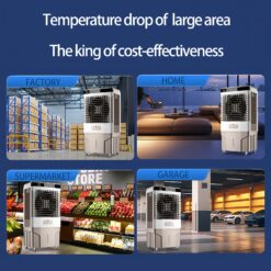 EdenDirect 6500-CFM 3 -Speed Portable Evaporative Cooler for 800-sq ft