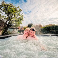 Wave 130 Jet 6 -Person Inflatable Square Hot Tub (Cover Included)