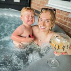 Wave 130 Jet 6 -Person Inflatable Square Hot Tub (Cover Included)