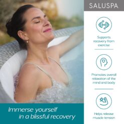 Bestway SaluSpa Honolulu AirJet Inflatable Hot Tub with EnergySense Cover