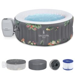 Bestway SaluSpa Aruba AirJet Inflatable Hot Tub with EnergySense Cover