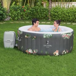 Bestway SaluSpa Aruba AirJet Inflatable Hot Tub with EnergySense Cover
