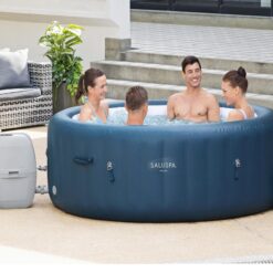 Bestway SaluSpa Milan AirJet Inflatable Hot Tub with EnergySense Cover