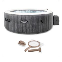Intex PureSpa 140 Jet 4 -Person Inflatable Round Hot Tub (Cover Included)