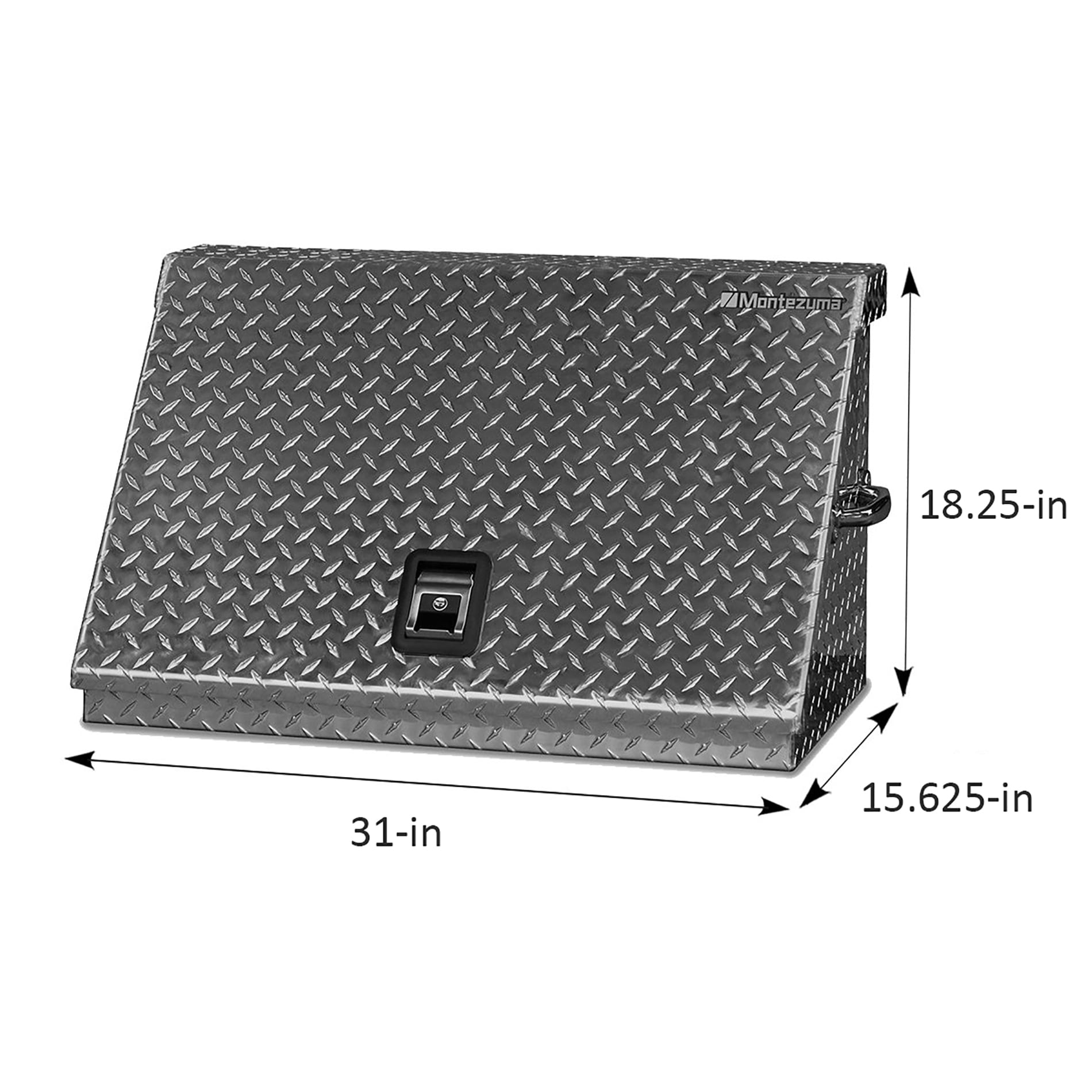 Montezuma Triangle 31-in W x 18.25-in H x 15.625-in D Aluminum Tool Chest ( Aluminum )