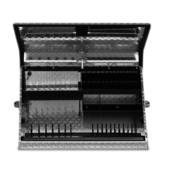 Montezuma Triangle 31-in W x 18.25-in H x 15.625-in D Aluminum Tool Chest ( Aluminum )
