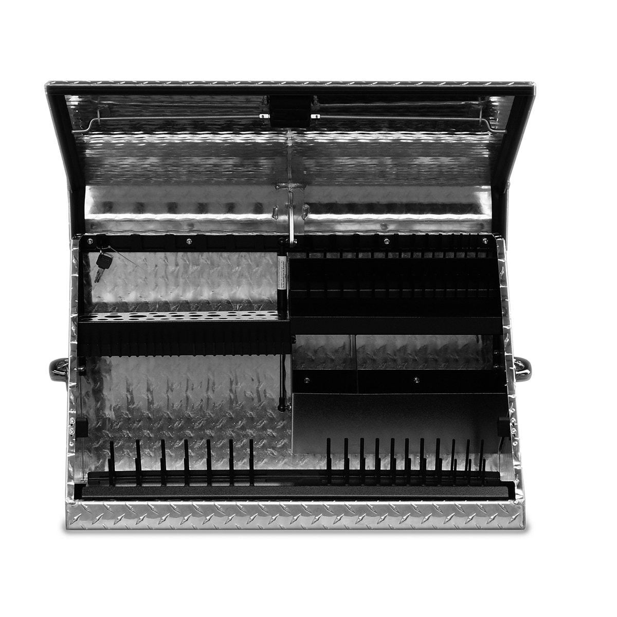 Montezuma Triangle 31-in W x 18.25-in H x 15.625-in D Aluminum Tool Chest ( Aluminum )