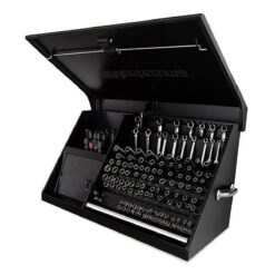Montezuma Triangle 41.75-in W x 21.625-in H x 18-in D Steel Tool Chest ( Black )