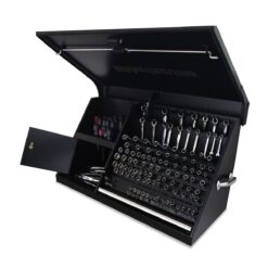 Montezuma Triangle 41.75-in W x 21.625-in H x 18-in D Steel Tool Chest ( Black )