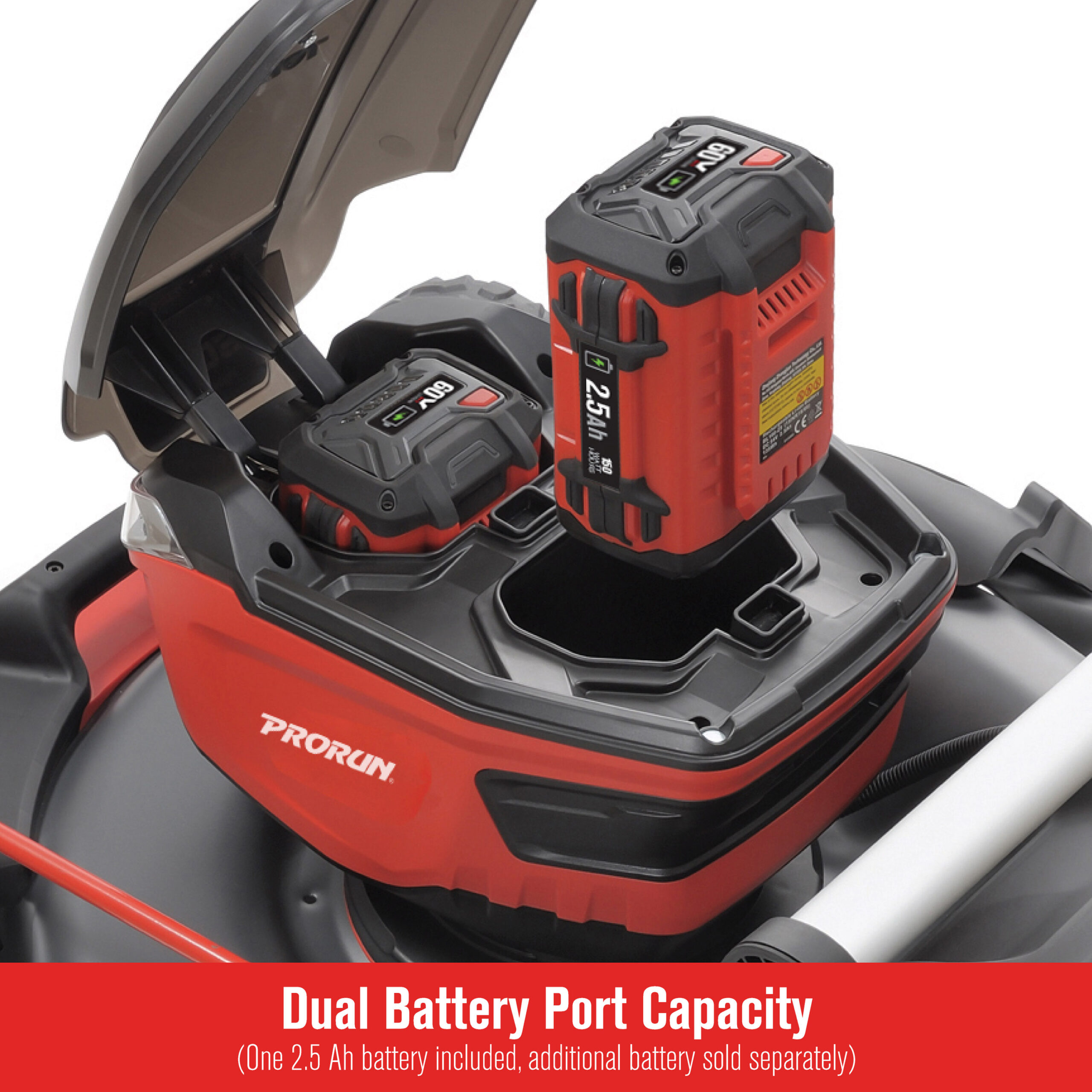 PRORUN PLM16021 60-volt, 21-in Push Battery Walk Mower with (1) 2.5 Ah Battery Included