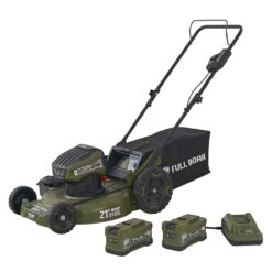 FULL BOAR M2150P2 80-volt, 21-in Push Battery Walk Mower with (2) 2.5 Ah Batteries Included