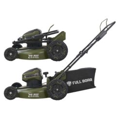 FULL BOAR M2150P2 80-volt, 21-in Push Battery Walk Mower with (2) 2.5 Ah Batteries Included