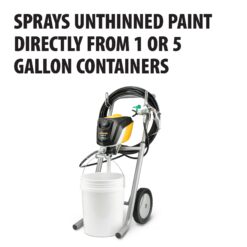 Wagner Control Pro 190 Cart Electric Stationary Airless Paint Sprayer