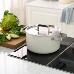 Zwilling Pure 6-pc Stainless Steel Cookware Set Ivory
