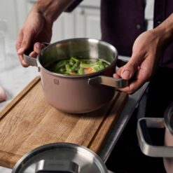 Zwilling Pure 6-pc Stainless Steel Cookware Set Rose