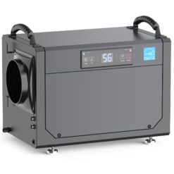 Elexnux 120 -Pint Large Room Dehumidifier For Basements , Bathrooms , Crawlspaces with Built-In Pump Gray