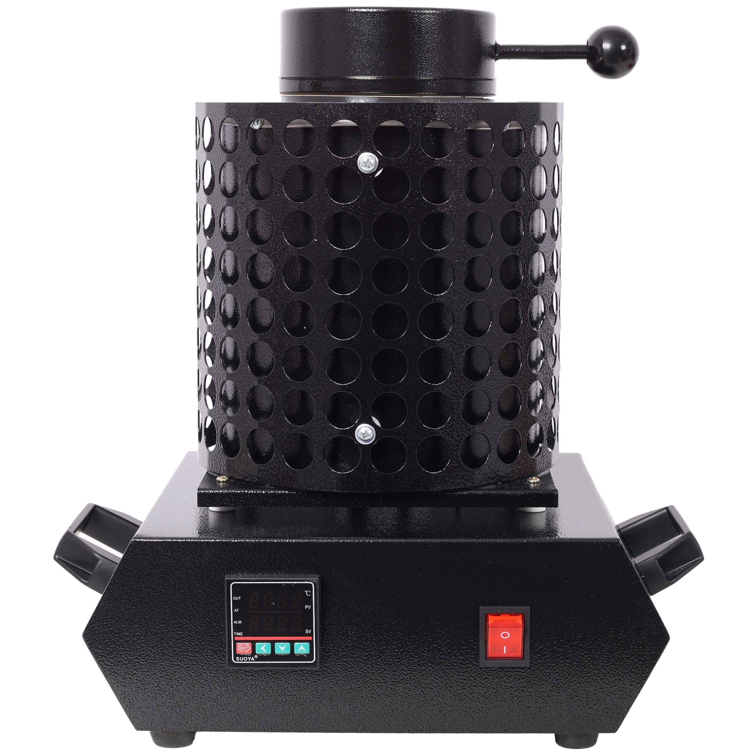 Tatayosi 1+3KG Gold Melting Furnace – 1800W Electric Smelting Furnace 1100°C Digital PID Kiln for Gold Silver Copper Aluminum