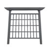 Vita Cedar 79.5-in W x 90-in H Charcoal Cedar Garden Trellis For Climbing Plants For Cucumbers For Roses For Tomatoes