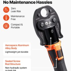 SUGIFT Cordless Mini Press Tool 18V Pipe Crimping Tool