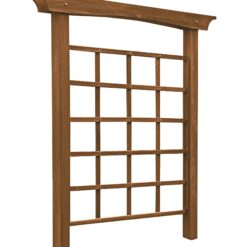 Vita Mezza 60.5-in W x 82-in H Golden Brown Cedar Zen Garden Trellis For Climbing Plants For Cucumbers For Roses For Tomatoes