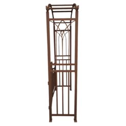 Oakland Living 4.92-ft W x 7.15-ft H Arched Brown Extruded aluminum Garden Arbor