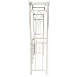 Oakland Living 4.92-ft W x 7.15-ft H Arched White Extruded aluminum Garden Arbor