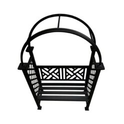 Oakland Living 4.27-ft W x 6.82-ft H Arched Black Extruded aluminum Garden Arbor