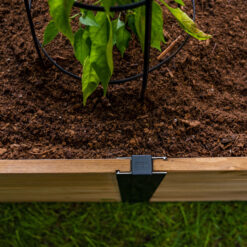 Vita 60.5-cu ft 72-in W x 72-in L x 22-in H Golden Brown Cedar Raised Garden Bed