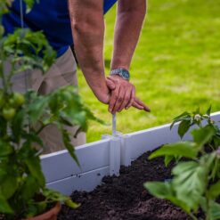 Vita 50-cu ft 72-in W x 72-in L x 22-in H Elevated White Vinyl Raised Garden Bed