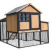 Pecking Order Brown Wood Chicken coop