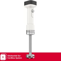 KitchenAid Go Cordless Hand Blender - battery included, KHBRV71, Porcelain White
