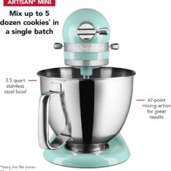 KitchenAid Artisan Mini 3.5 Quart Tilt-Head Stand Mixer - KSM3316X - Ice